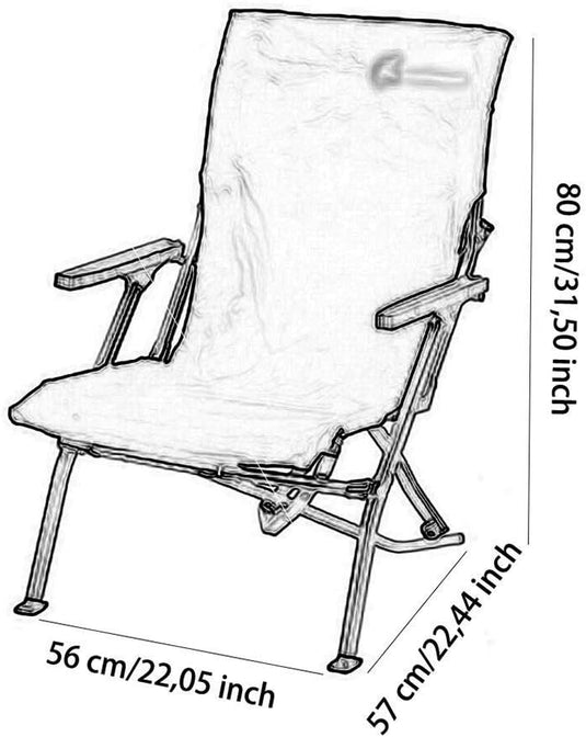 Chaise pliante Aluminium