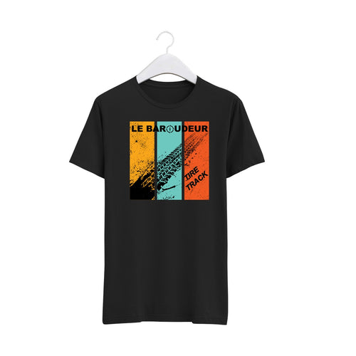 T-Shirt  TIRE TRACK Noir