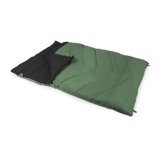 Kampa Vert Sac de couchage rectangulaire double 12 TOG